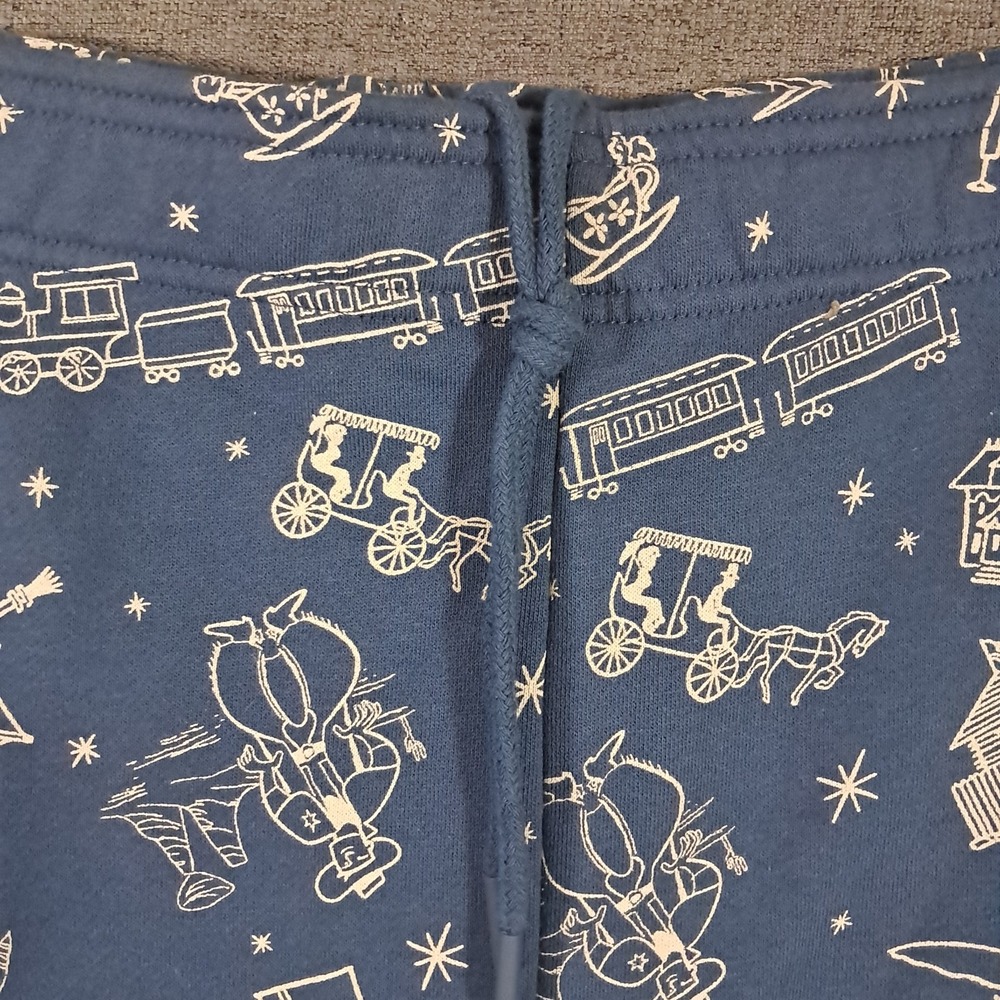 Disney 100 Era Sweatpants Trousers Men's 3XL Spellout All Over Print Puff Blue - Picture 8 of 13